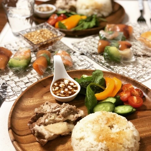 娘の手作りご飯　